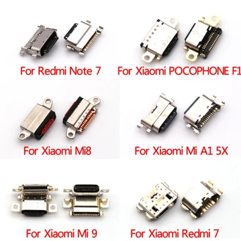 1 יח 'סוג C-USB לטעינה יציאת מחבר אחראי ג' ק שקע תקע הרציף Xiaomi Mi A1 A2 8 9 CC9E Max3 לערבב 3 Redmi הערה 7 Pro