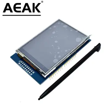 AEAK 2.8 אינץ 3.3 V 300mA TFT LCD מגן מסך מגע מודול עבור Arduino UNO עם התנגדות לוח מגע ערכת DIY