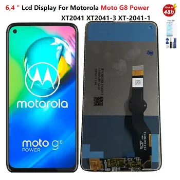 6.4 אינץ ' Lcd למוטורולה Moto-G8 כוח תצוגת Lcd מסך מגע LCD דיגיטלית AssemblyFor מוטו-G8 תצוגת כוח-G8 כוח Lcd