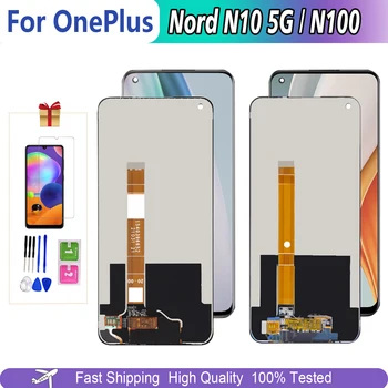 LCD ל OnePlus Nord N100 מסך LCD מסך מגע לוח חלקי חילוף אחד ועוד Nord N10 5G LCD נבדק דיגיטלית