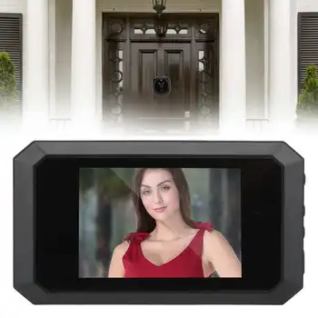 עינית המצלמה פעמון דלת דיגיטלי מציג PIR זיהוי תנועה על בטיחות בבית