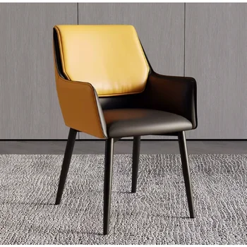 המעצב המבטא כסאות אוכל נורדי ארגונומי מתקפל כסאות אוכל כס יוקרה Sillas Comedores ריהוט למטבח DC058