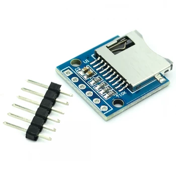 מיקרו SD לאחסון הרחבה לוח Mini Micro SD TF כרטיס זיכרון מגן מודול עם סיכות עבור Arduino היד AVR