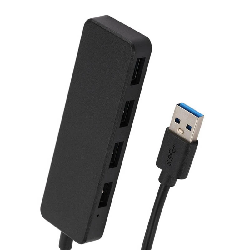 רכזת USB USB3.0 מפצל 4 יציאות ההרחבה הרחבת טלפון נייד אנדרואיד מחשב רכזת USB חיצוני ספליטר - 1