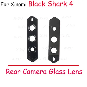 2PCS עבור Xiaomi כריש שחור 2 3 3 4 4 5 RS Pro מצלמה אחורית עדשת זכוכית לכסות עם מדבקה דבק תיקון חלקים