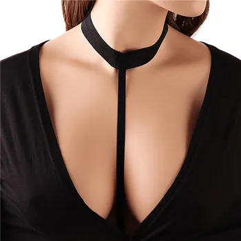 שחור מתכוונן סקסי צווארון המותניים לרתום 90 פטיש ללבוש גוף לרתום cupless חזיה החזה החגורה הגוף Suspender הגוף לרתום