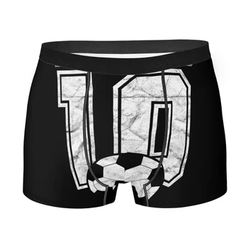 אלוהים דייגו מראדונה כדורגל D10s תחתונים Breathbale התחתונים זכר תחתונים סקסיים מכנסיים קצרים תחתוני בוקסר צמודים
