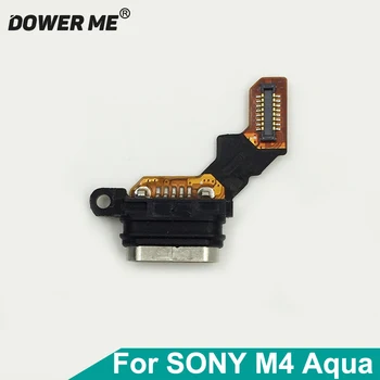 אחוזה משפחתית לי מטען מיקרו USB יציאת טעינה סרט להגמיש כבלים עבור SONY Xperia M-4 אקווה E2303 E2333 E2353 E2363 E2306