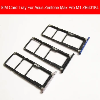 זיכרון SD & חריץ לכרטיס SIM מגש מחזיק עבור Asus Zenfone מקס פרו M1 ZB601KL כרטיס Sim Reader חריץ שקע מתאם חלקי חילוף