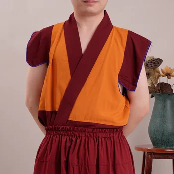Dongga לאמה של מונק הבגדים של נזיר טיבטי הבגדים של אפוד ווסט הנזיר בגדים טיבטיים בגדים