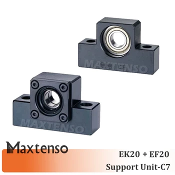 MAXTENSO תמיכה יחידת להגדיר EKEF מקצועי EK20 EF20 C7 עבור בורג כדור TBI 2505 2510 sfu Premium CNC חלקים סט אחד