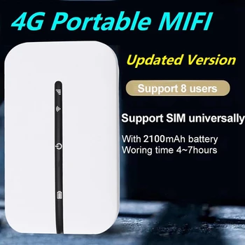 4G רשת אלחוטית WiFi נתב 150Mbps WiFi במודם רכב נייד אלחוטית Wifi נקודה חמה אלחוטית MiFi עם חריץ לכרטיס ה-Sim
