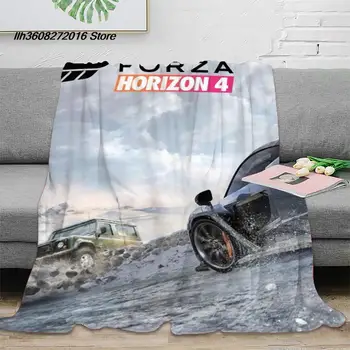 מותאם אישית Forza Horizo פלנל, שמיכה אישית צילום DIY מתנה הביתה פנאי ספה, שמיכה חיצוני נייד שמיכה חמה מצעים