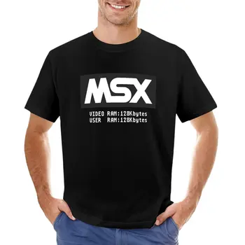 MSX-BIOS טי-שירט חולצות אדם לכל היותר ייבוש מהיר t-חולצה קיץ בגדי לבן רגיל חולצות גברים