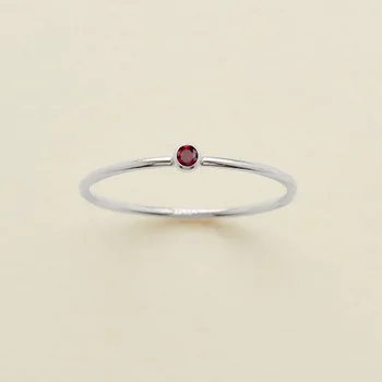 באיכות גבוהה יום הולדת טבעת אבן לנשים אופנה נירוסטה טבעות אירוסין נישואין מתנה טבעת תכשיטים