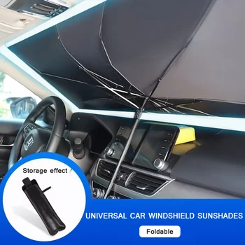 המכונית מגן השמש השמשה הקדמית גווני שמש אוניברסלי אוטומטי שמשיה כיסוי עבור רוב כלי רכב משאיות שטח הגנת UV חלונות-הראווה