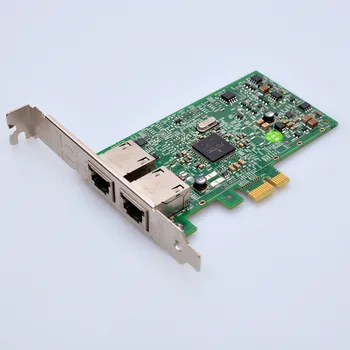 מקורי Broadcom 5720 BCM5720 557M9 כפול 2 יציאת רשת Gigabit באינטרנט כרטיס PCI-E X1 עבור Dell גרסה 00FCGN 0FCGN