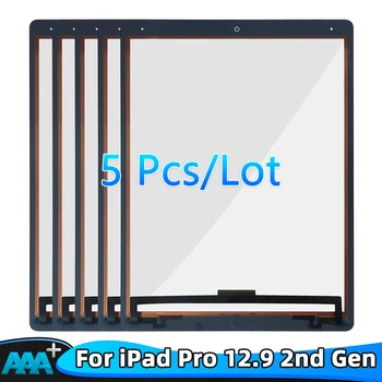 5Pcs חדש עבור iPad Pro 12.9 2nd Gen A1670 A1671 A1821 מסך מגע דיגיטלית בחזית החיצונית לוח זכוכית