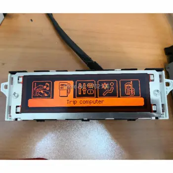 מקורי & מקורי תצוגת LCD USB תמיכה מיזוג אוויר שעון מסך אדום לפקח 12 pin עבור פיג ' ו 407 סיטרואן C5 RD4