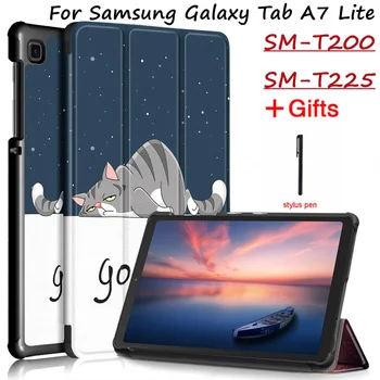 עבור Samsung Galaxy Tab A7 לייט 8.7 SM-220 T225 לוח תיק עור PU חכם מגנטי כיסוי עבור Samsung Galaxy Tab A7 לייט Funda