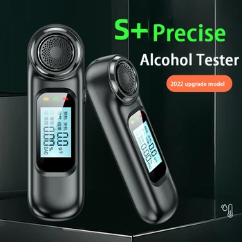 2022 מקצועי לא-צור קשר עם אלכוהול Tester נטענת LED מסך תצוגה דיגיטלית נשימה לפוצץ אלכוהול גלאי תוכן הבוחן