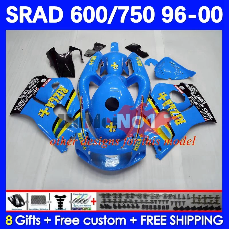 ערכת גוף על SRAD GSXR600 600 750 סמ 