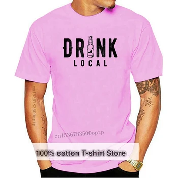 משקה מקומי חולצת גברים, נשים, מצחיק Tshirts ניו יורק חולצות מצחיק המקומית מבשלת גרפי רטרו חולצות טי שירט