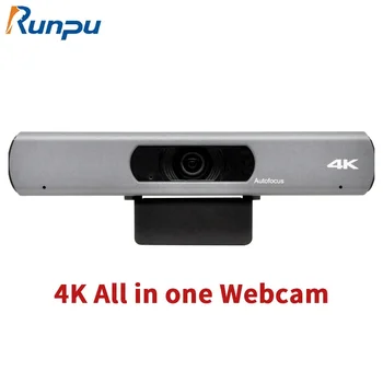 4K 5X Webcamera עם מיקרופון מובנה רמקול בהזרמה בשידור חי HD ועידת וידאו, מצלמה
