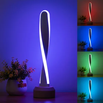 אינטליגנטי עץ מלא led מנורת הלילה יצירתי מתנה מוזרה חדשה יפני אירופאי USB מנורת שולחן המתנה ליד המיטה מנורת חדר חתונה