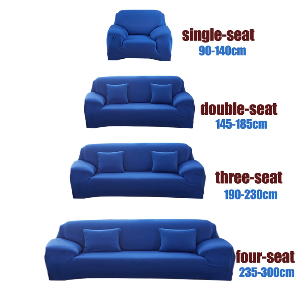 צבע הפרפר Elasticated ספה כיסוי עבור הסלון 1/2/3/4 Seaters כרית כיסוי לכיסוי רהיטים ספה Housses דה כנאפה - 5