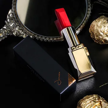 5pcs Luxurys זהב מט הקטיפה, שפתון להגדיר נייד עמיד למים לאורך השפתיים גוון לנשים בנות האהובה הנשית אוניברסלי