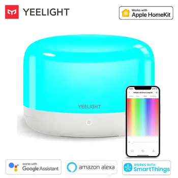 Yeelight LED Smart המנורה D2 צבע אווירה שולחן מנורת לילה WiFi בקרת יישום Dimmable לעבוד עם Homekit הבית של Google אלקסה Mijia