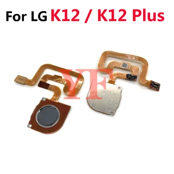 חיישן טביעות אצבע כפתור הבית להגמיש כבלים עבור LG K12 בתוספת חיישן טביעות אצבע, סורק Touch ID חלקי חילוף