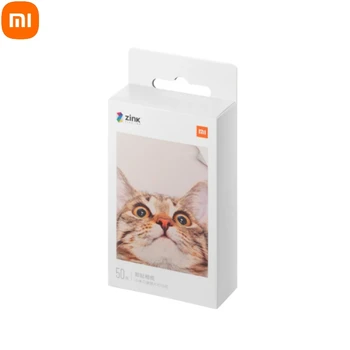 מקורי Xiaomi כיס מדפסת נייר אבץ Selfadhesive תמונה הדפסת גיליונות עבור Xiaomi 3 אינץ ' מיני Pocket Photo מדפסת נייר בלבד