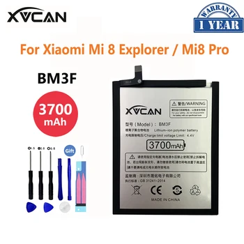 מקורי XVCAN קיבולת גבוהה 3700mAh BM3F סוללה עבור Xiaomi Mi 8 8 Explorer / Mi8 Pro טלפון החלפת הסוללות Bateria