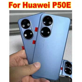 המקורי הטוב ביותר הסוללה הכיסוי האחורי דיור דלת אחורית מקרה עבור Huawei P50E טלפון המכסה עם מסגרת המצלמה עדשת זכוכית + מדבקה