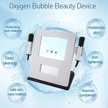חמצן פנים המכונה התחדשות העור הלבנת אנטי אייג ' ינג נגד קמטים מסיר קטן בועה היופי המכשיר